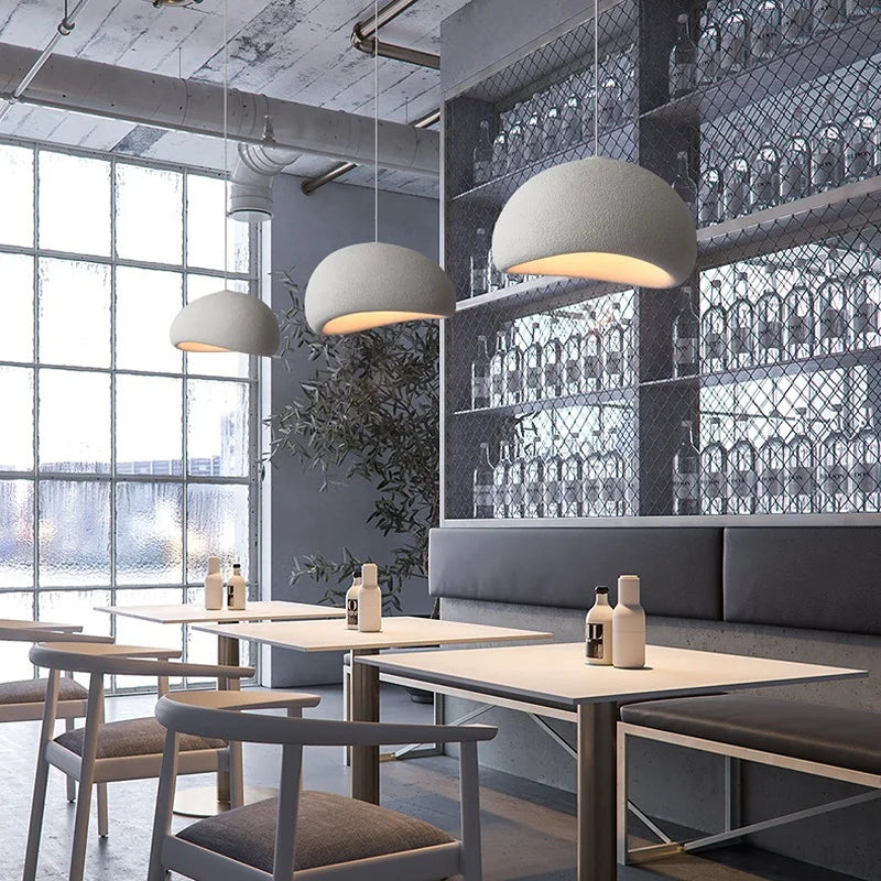 Japandi Pendant Ceiling Lamps Nordic Wabi Sabi LED Dining Room