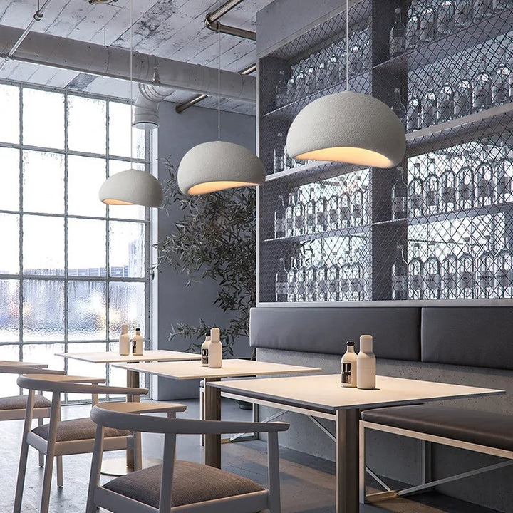 Japandi Pendant Ceiling Lamps Nordic Wabi Sabi LED Dining Room
