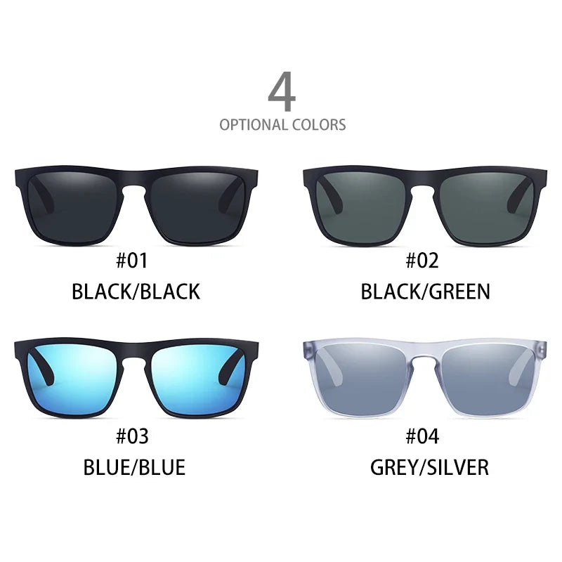 Polarized Sunglasses UV400 Square Frame Vintage Style for Driving and Outdoor Activities Summer 2026