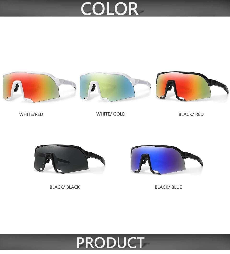 Lightweight unisex sports sunglasses – UV400 polycarbonate lenses, cycling, running, fishing