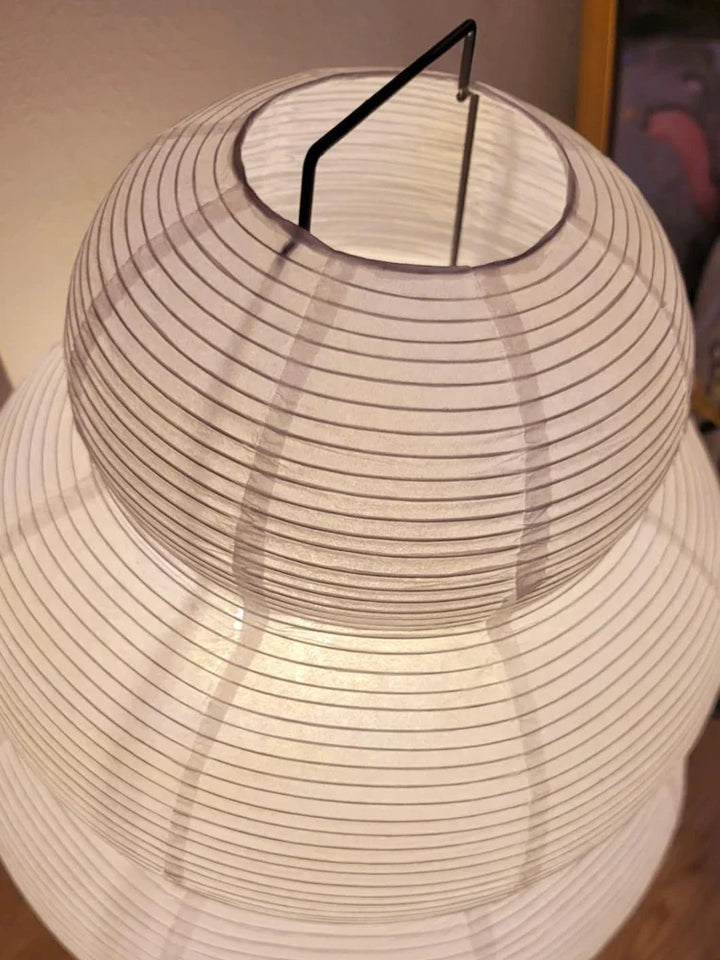LED Rice Paper Lamp Tricolour Dimming Japanese Style