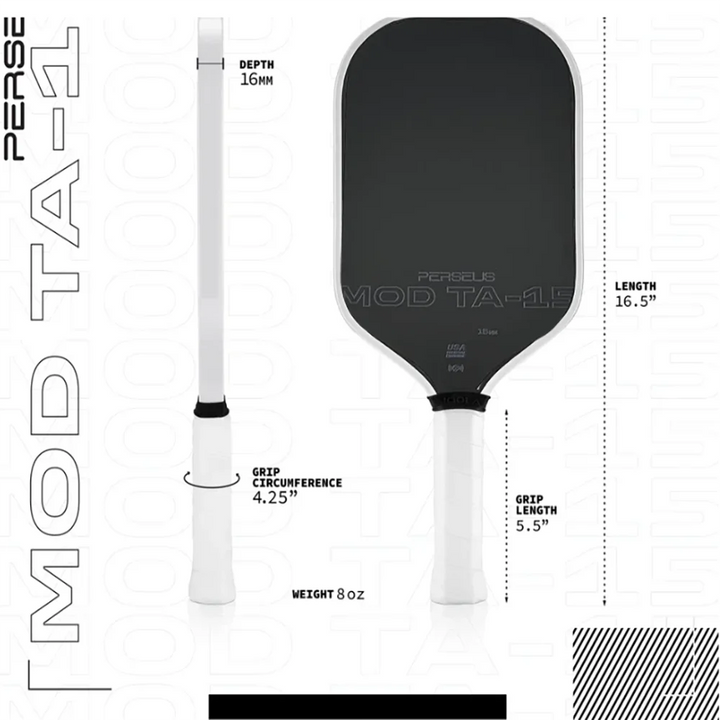 16mm Pickleball Paddle with Propulsion Core Technology, USAPA Approved for Enhanced Stability and Precision Control