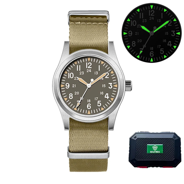 Military Quartz Field Watch 37mm Sapphire Fall 2025