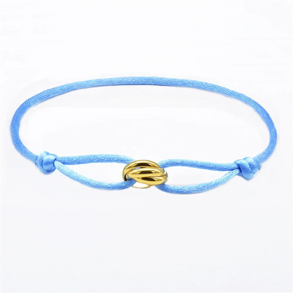 Bracelet Rope Chain Wrap Bracelet Adjustable Unisex Jewelry 3 Metal Buckle Fall 2026 Trend Gift