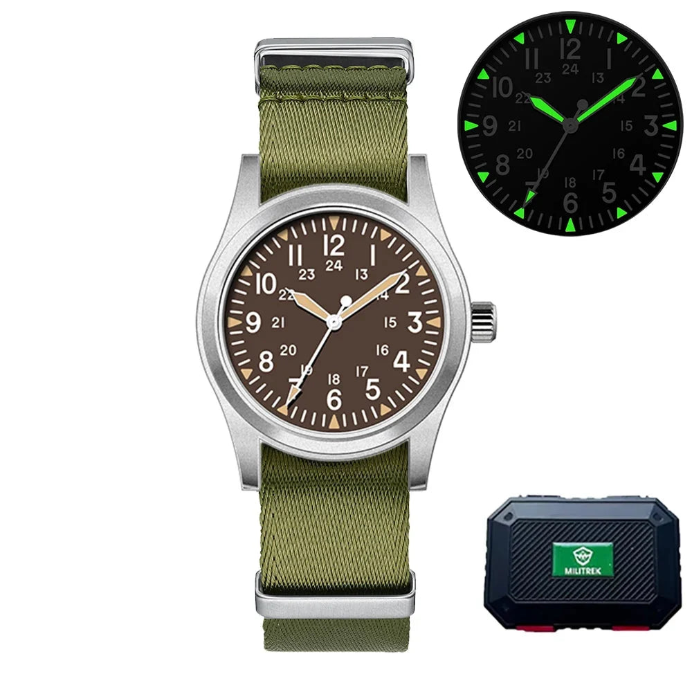 Military Quartz Field Watch 37mm Sapphire Fall 2025