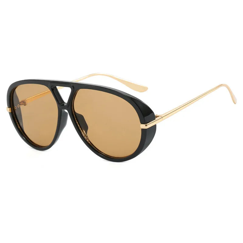 Oversized Sunglasses Vintage Luxury Frame Summer 2026 Trend CE Certified Gift Idea