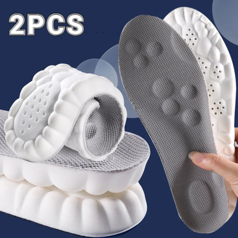4D Massage Insoles – Ultra Soft Orthopaedic Insoles For Running Shoes, Arch Support, Back To School 2025 Comfort