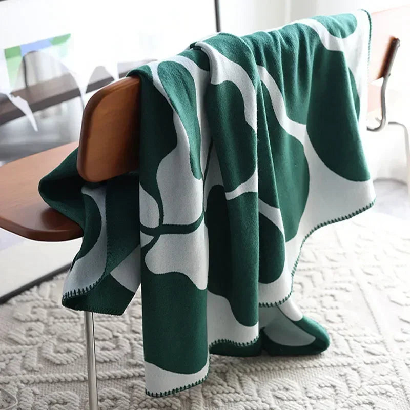 Jacquard Imitation Cashmere Throw Blanket – Soft Luxury Sofa Bedspread Nordic Geometric Shawl Home Decor 2026