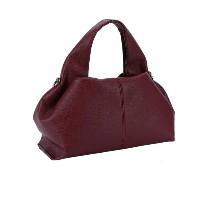 Fashion Clouds Shoulder Bag PU Leather Retro Crossbody Bag for Ladies, Perfect Lunchbox Tote