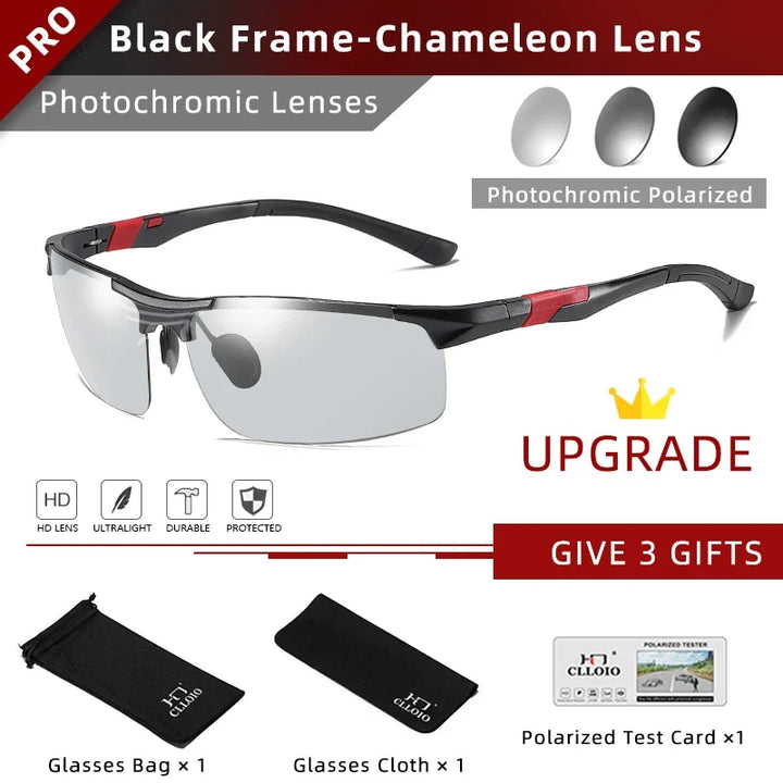 Photochromic Sunglasses Polarized Day Night Driving Glasses With Anti Glare UV Protection Summer 2026