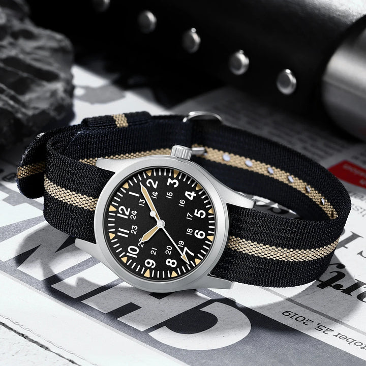 Military Quartz Field Watch 37mm Sapphire Fall 2025
