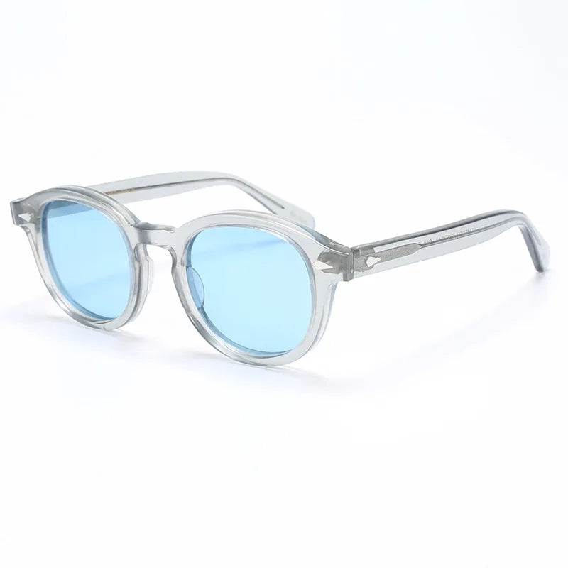 Polarized Sunglasses Vintage Round Acetate Frame Summer 2026 Driving Glare Reduction Gift Idea