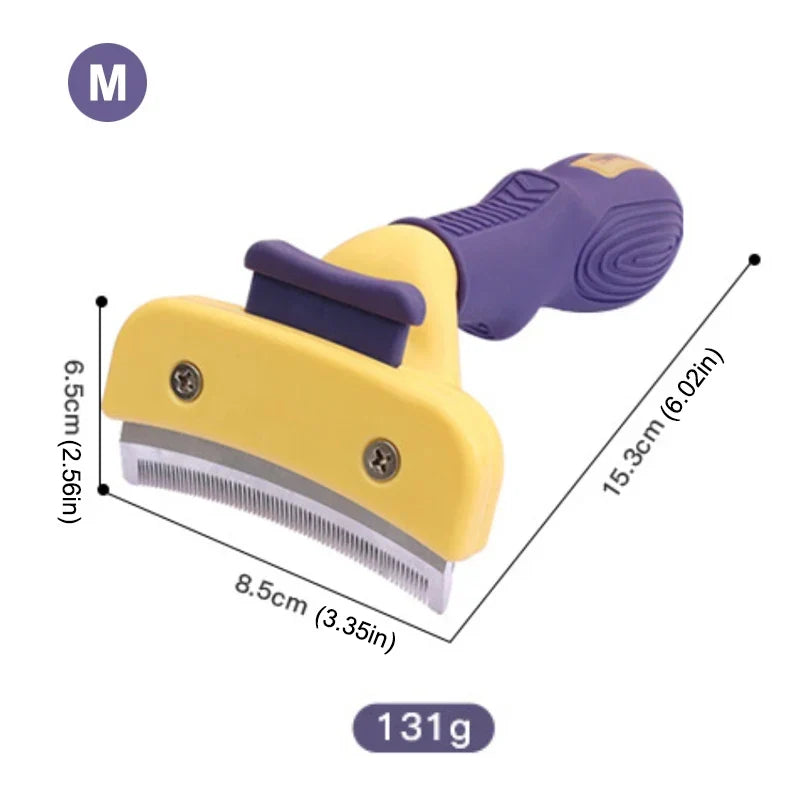 Stainless Steel Pet Grooming Brush - Anti-Lice Comb for Dogs &amp; Cats, Hair Care Supplies