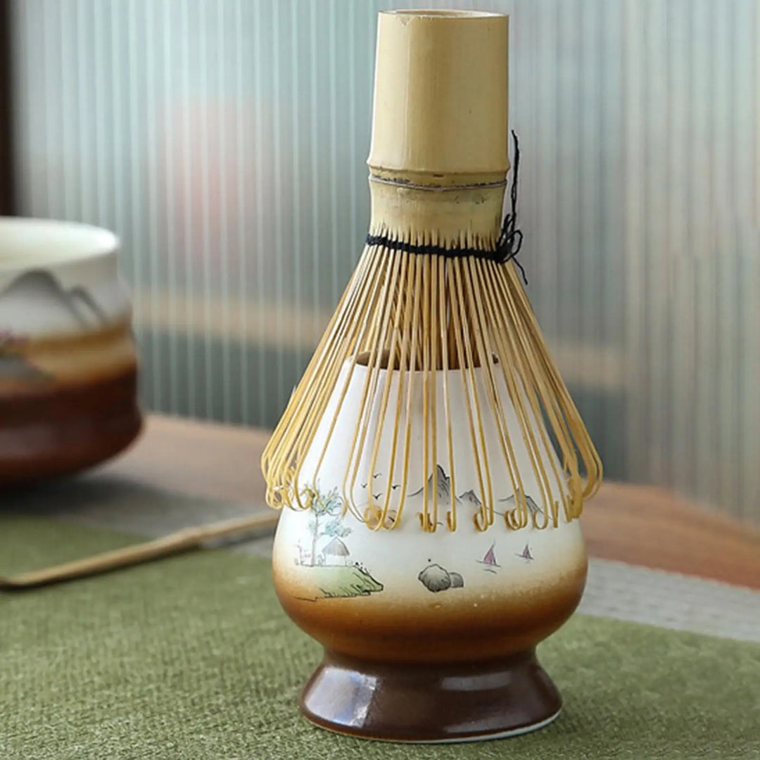 Matcha Whisk Stand Handcrafted Ceramic Holder Tea Ceremony