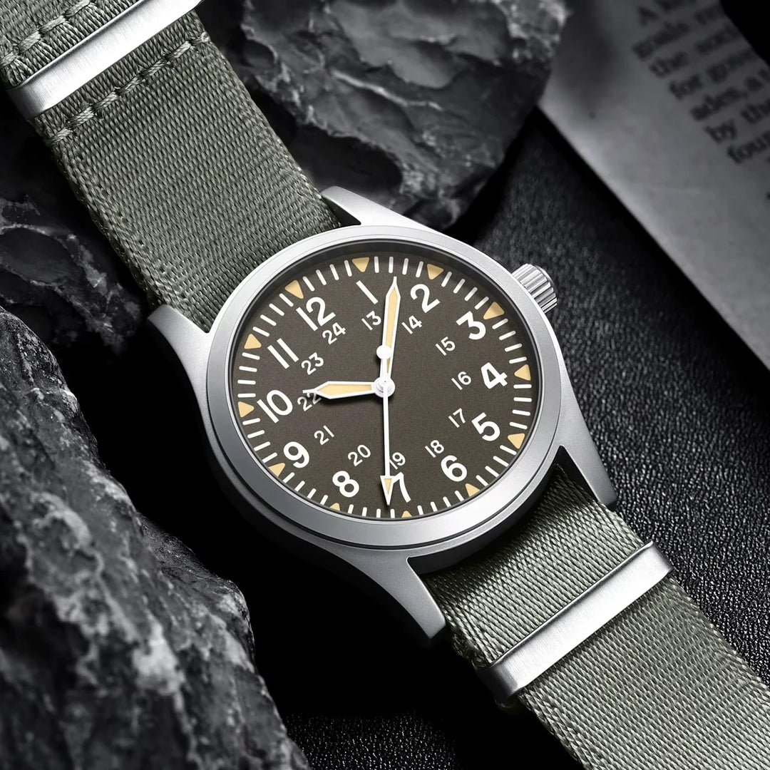 Military Quartz Field Watch 37mm Sapphire Fall 2025