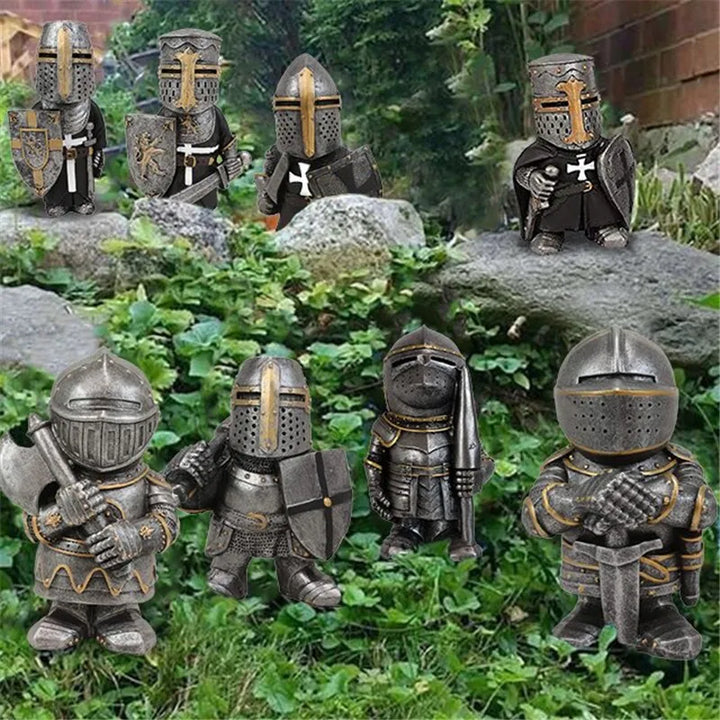Knight Garden Statue Set Medieval Garden Decor Gnomes Collection Autumn 2026 Trend