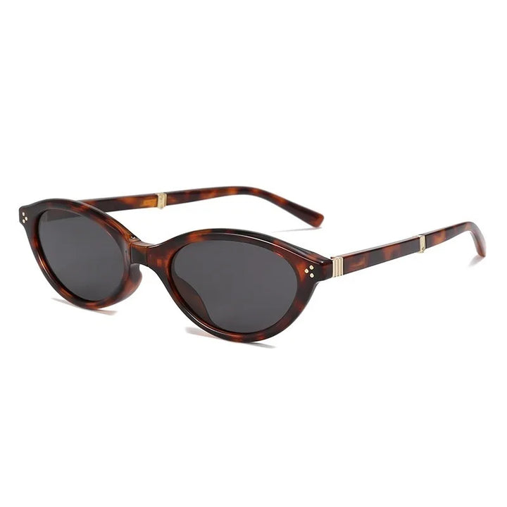 Sunglasses Foldable Cat Eye Vintage Narrow Frame UV400 Protection Portable Pocket Shades Fall 2026 Trend Gift