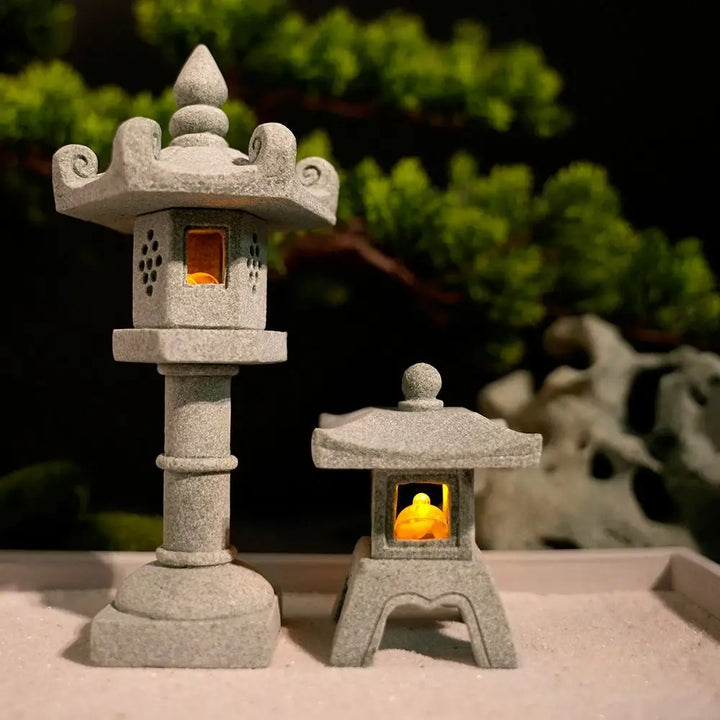 Pagoda Lantern Garden Statue Zen Yard Light Miniature Lamp for Micro Landscape Decor Fall 2026 Trend