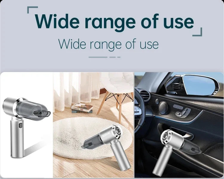 Car Vacuum Cleaner Wireless Mini Handheld Strong 6000mAh