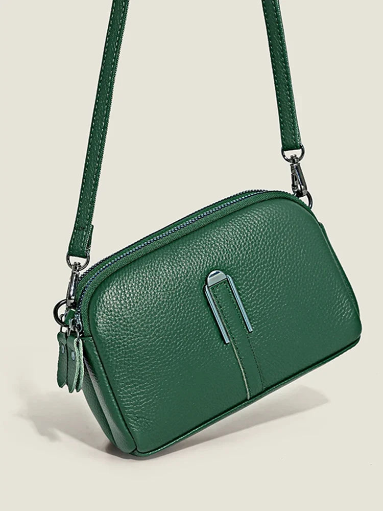 Genuine Leather Bag Crossbody Handbag For Women Fall 2026 Luxury Clutch Phone Bag Gift Idea