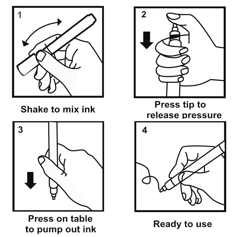 Waterproof Grout Pen Tile Marker Permanent Seam Repair Bathroom Kitchen Floor Wall