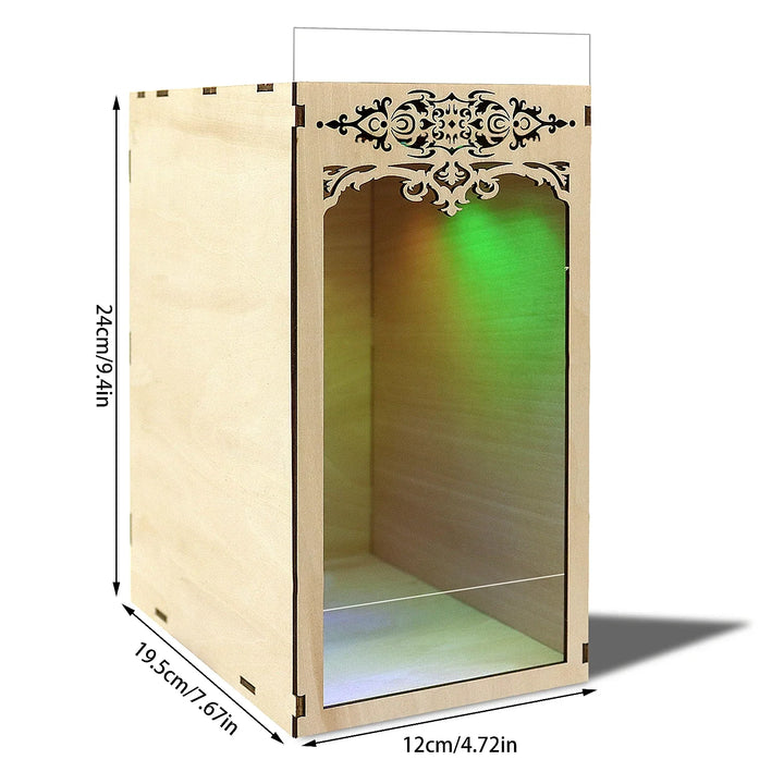 DIY Book Nook Shelf Insert Kits - Wooden Miniature Dollhouse Bookend Home Decoration