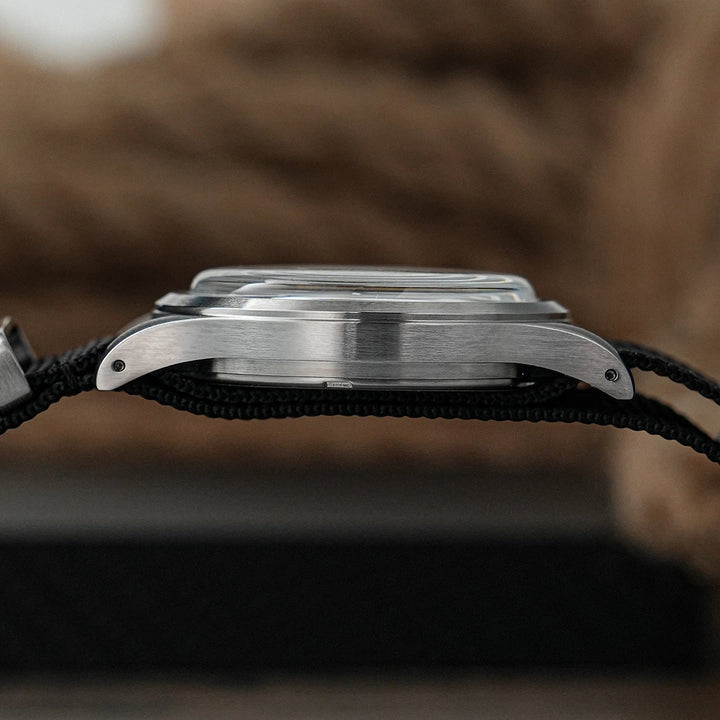 36mm Field Watch Sapphire Crystal VH31 Sweep Quartz