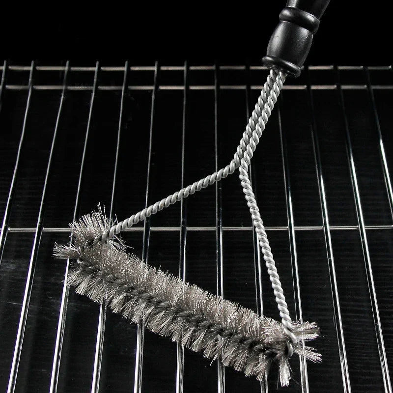 Stainless Steel BBQ Grill Brush Non-Stick Cleaning Tool Heat Resistant – Set of 2, 2026