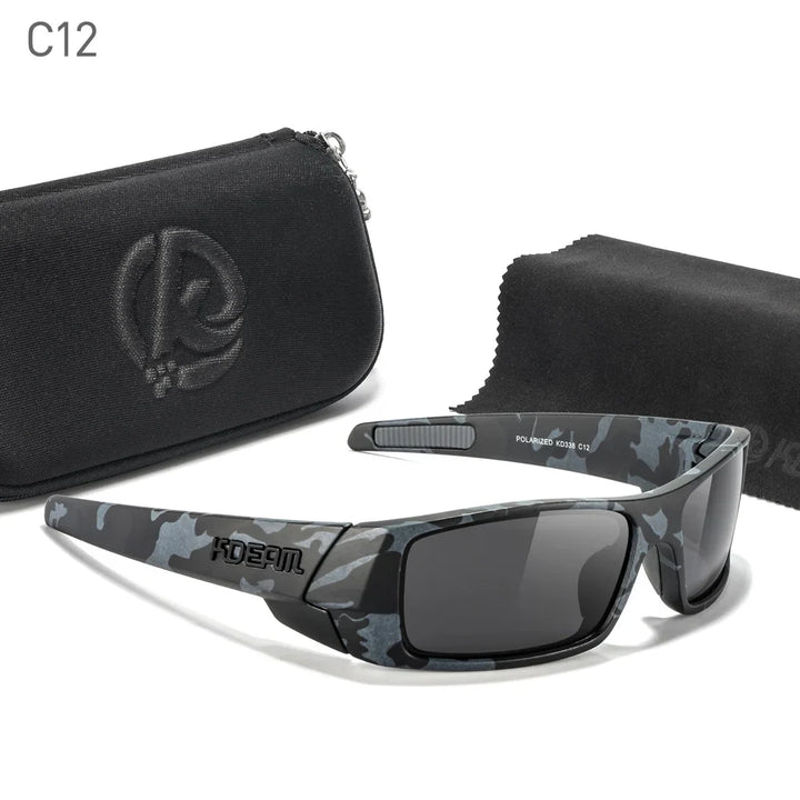 Photochromic Sunglasses All-Black Frame Fishing Sunglasses Summer 2026 Night Driving Comfort Case Included