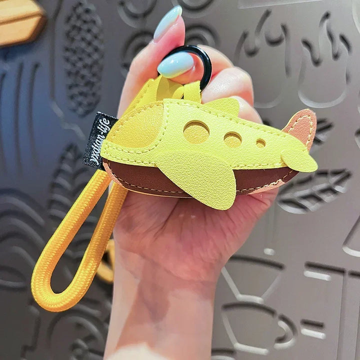 Leather Keychain Handmade Transportation Charm Gift 2025