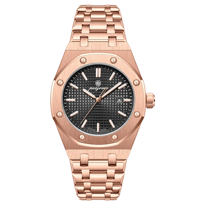 Quartz Stainless Steel Business Watch Waterproof Date