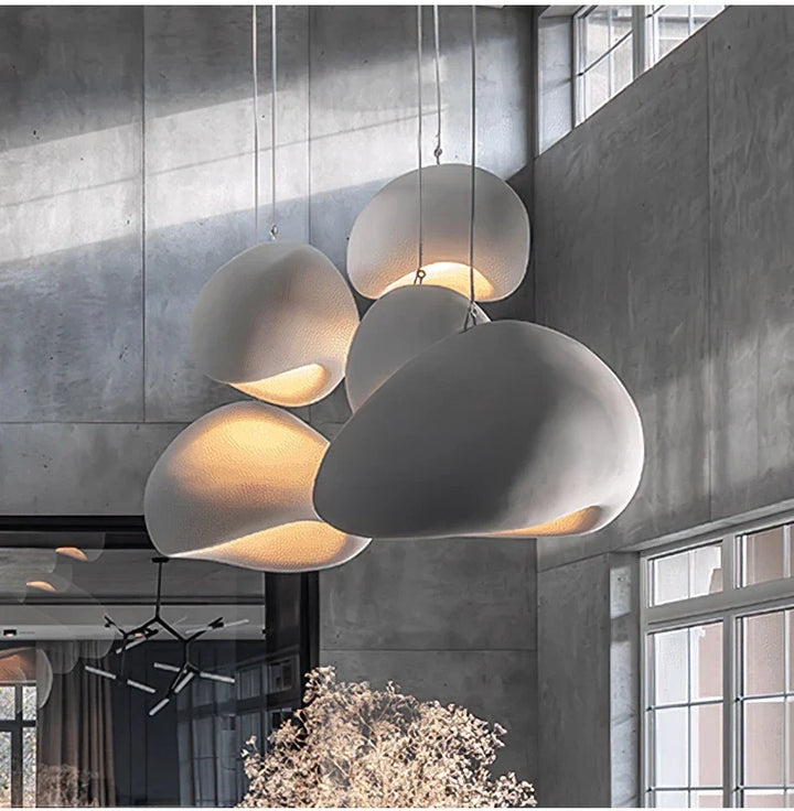 Japandi Pendant Ceiling Lamps Nordic Wabi Sabi LED Dining Room