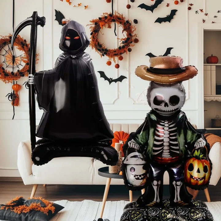Halloween Balloons Giant Foil Standee Party Decor 2025