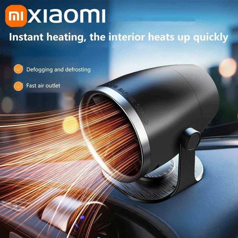 Car Heater 3-in-1 12V/24V Windshield Defroster Fan – Compact Vehicle Dashboard Climate Accessory, Winter 2025 Safer Driving