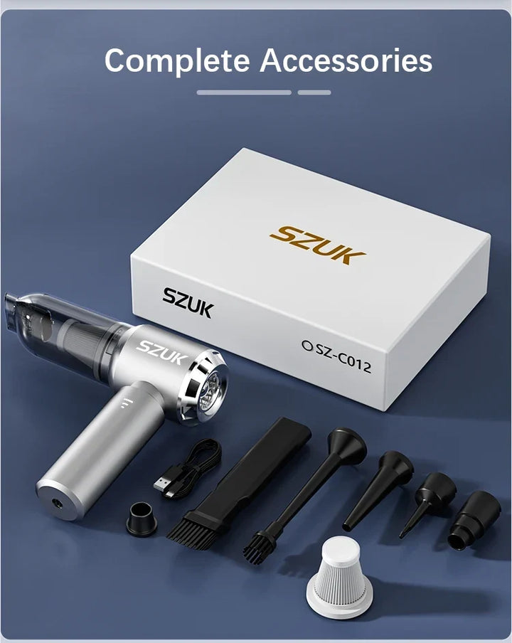 Car Vacuum Cleaner Wireless Mini Handheld Strong 6000mAh