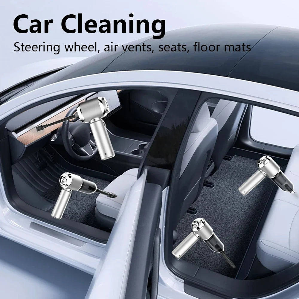 Car Vacuum Cleaner Wireless Mini Handheld Strong 6000mAh