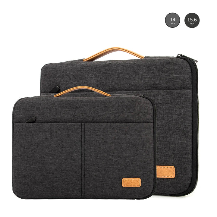 Shockproof Laptop Sleeve Bag- Dark Grey Case for Travel &amp; Business Accessories