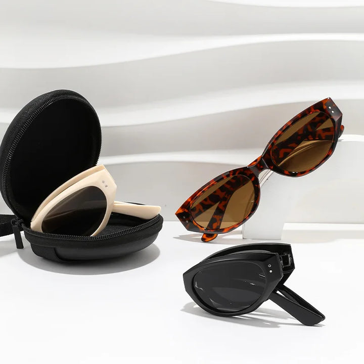 Sunglasses Foldable Fashion Glasses Lightweight UV Protection For Summer 2026 Trendy