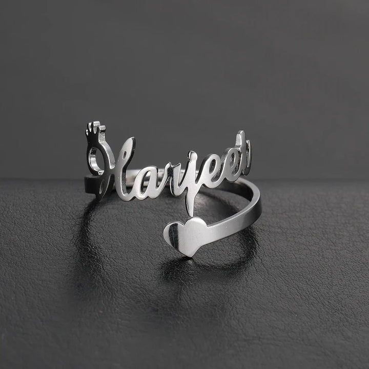 Name Ring Custom Double First Names Jewelry For Couples Personalized Gift TikTok Viral Fall 2026