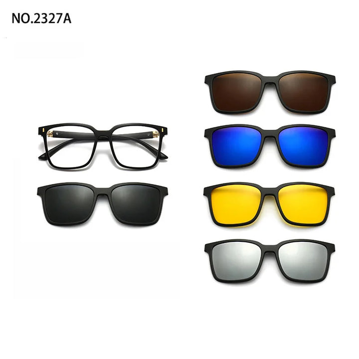 Magnetic Clip Sunglasses Interchangeable Lens Set 5 Lenses Polarized Prescription Ready Summer 2026 Gift