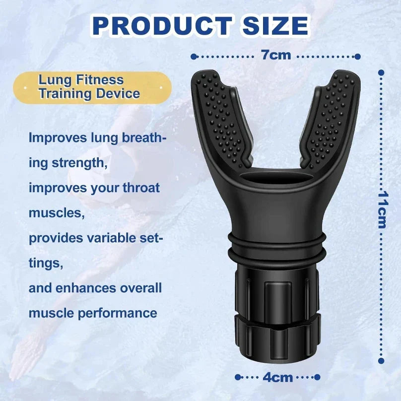 Breathing Trainer Lung Exerciser Adjustable Resistance