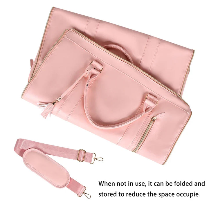 Folding Suit Storage Bag for Women - Large Capacity Waterproof Travel Organizer