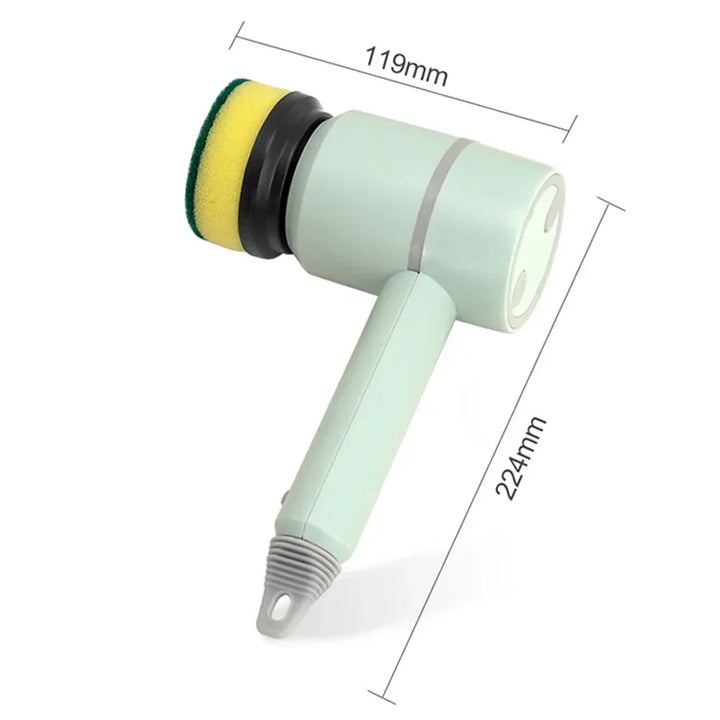 Wireless Electric Cleaning Brush USB Rechargeable Scrubber for Kitchen and Bathroom Cleaning, 3 Speed Professional Tool