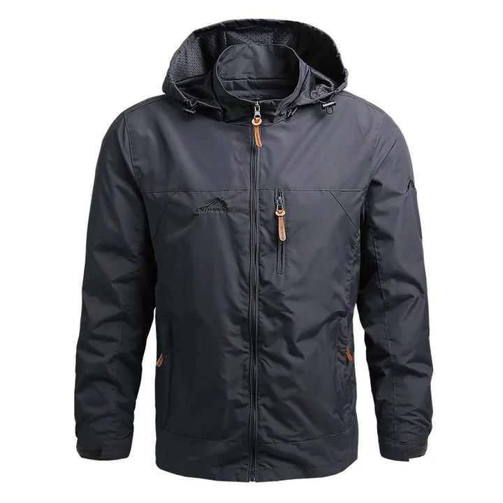 Waterproof Mens Tactical Jacket - Hooded, Lightweight