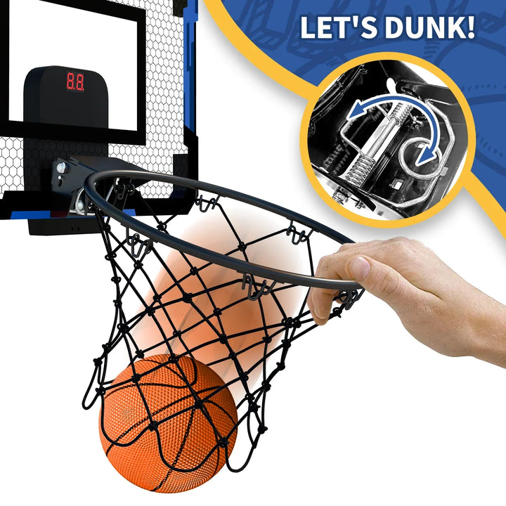 Basketball Hoop For Kids Wall Mounted Mini Backboard Set Indoor Outdoor Play Back To School 2026 Gift