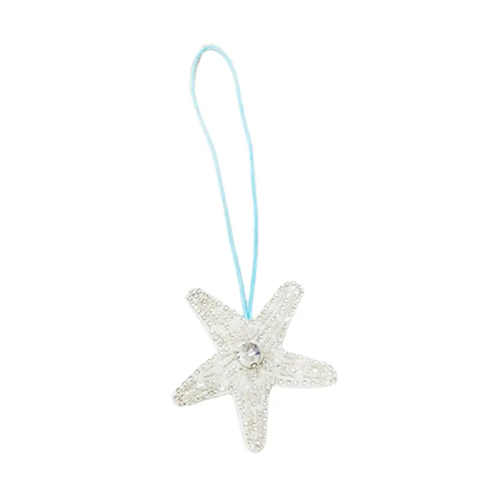 Coconut Tree Sequin Patch Keyring Bag Pendant Handmade