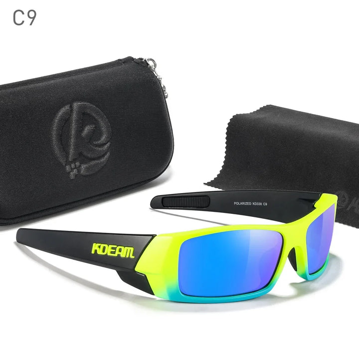 Photochromic Sunglasses All-Black Frame Fishing Sunglasses Summer 2026 Night Driving Comfort Case Included