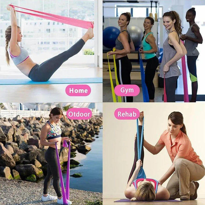 Resistance Bands Set Elastic Exercise Bands Home Gym