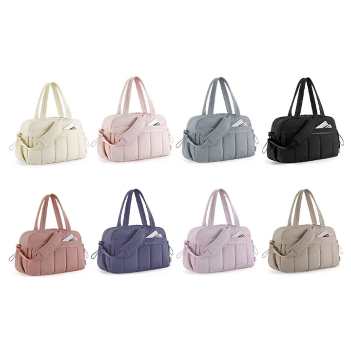 Travel Duffel Bag with Shoulder Strap, Large Capacity Gym &amp; Diaper Bag