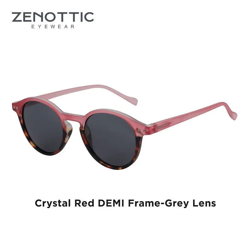 Polarized Sunglasses Round Retro Unisex Eyewear Summer 2026 Trend UV400 Protection